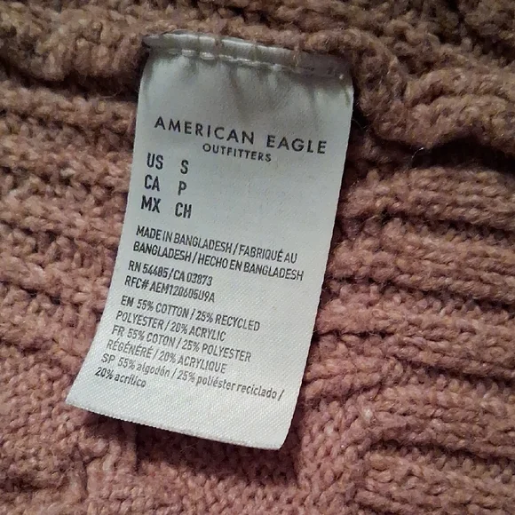 American Eagle Outfitters Brown Cable Knit Cardigan - Picture 10 of 10